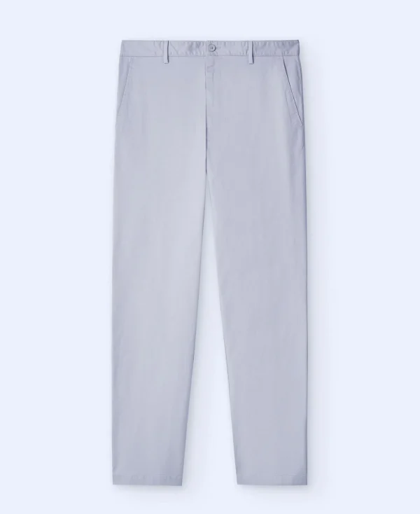 Adolfo Dominguez Pantalons*Pantalon Chino En Coton Serge Glace