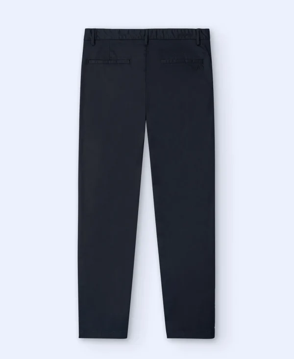 Adolfo Dominguez Pantalons*Pantalon Chino En Coton Serge Noir