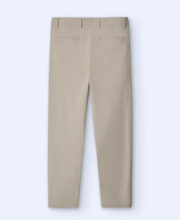 Adolfo Dominguez Pantalons*Pantalon Chino Slim Fit En Serge Sable