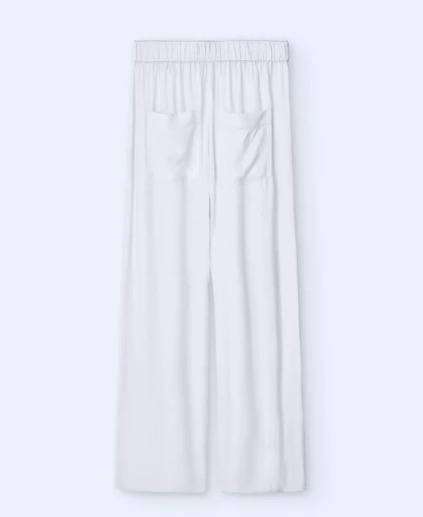 Adolfo Dominguez Pantalons*Pantalon Coupe Droite Creme