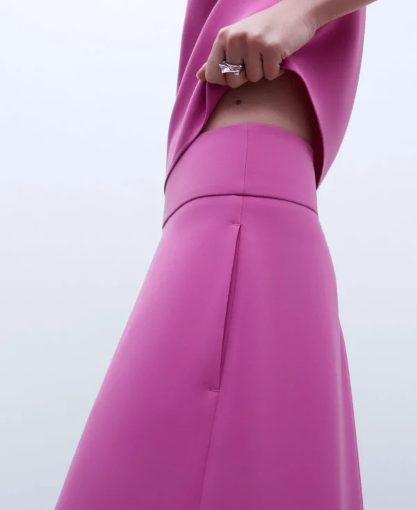 Adolfo Dominguez Pantalons*Pantalon Cropped Uni Rose