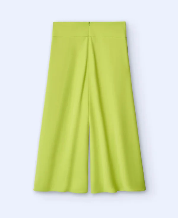 Adolfo Dominguez Pantalons*Pantalon Cropped Uni Vert Pistache