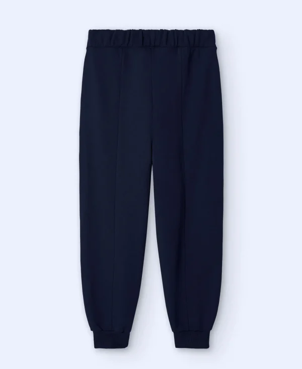 Adolfo Dominguez Pantalons*Pantalon Jogger En Coton Biologique Bleu Marine