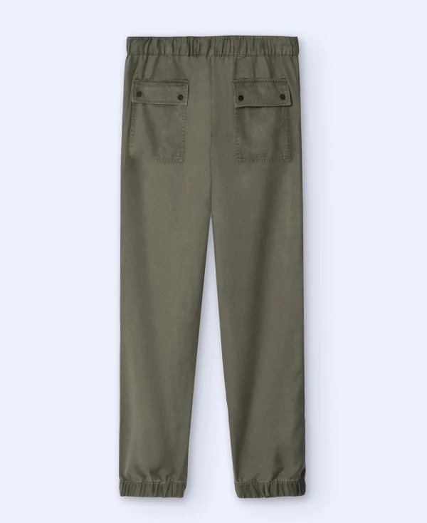 Adolfo Dominguez Pantalons*Pantalon Jogger En Lyocell De Lenzig™ Vert Fonce