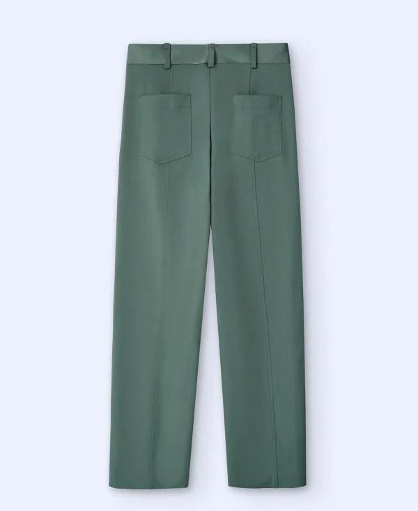 Adolfo Dominguez Pantalons*Pantalon Regular Fit Vert