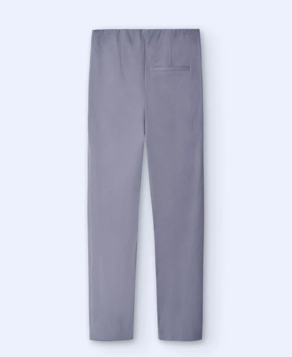 Adolfo Dominguez Pantalons*Pantalon Skinny En Coton Gris Clair