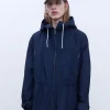 Adolfo Dominguez Vêtements D'Extérieur*Parka Nautique A Capuche Bleu Marine