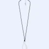 Adolfo Dominguez Bijuteria*Pendentif Metallique Silhouette Argent