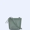 Adolfo Dominguez Sacs*Petit Sac A Bandouliere A Texture Grainee Vert Clair