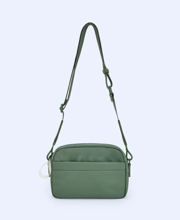 Adolfo Dominguez Sacs*Petit Sac A Bandouliere A Poches Vert Clair