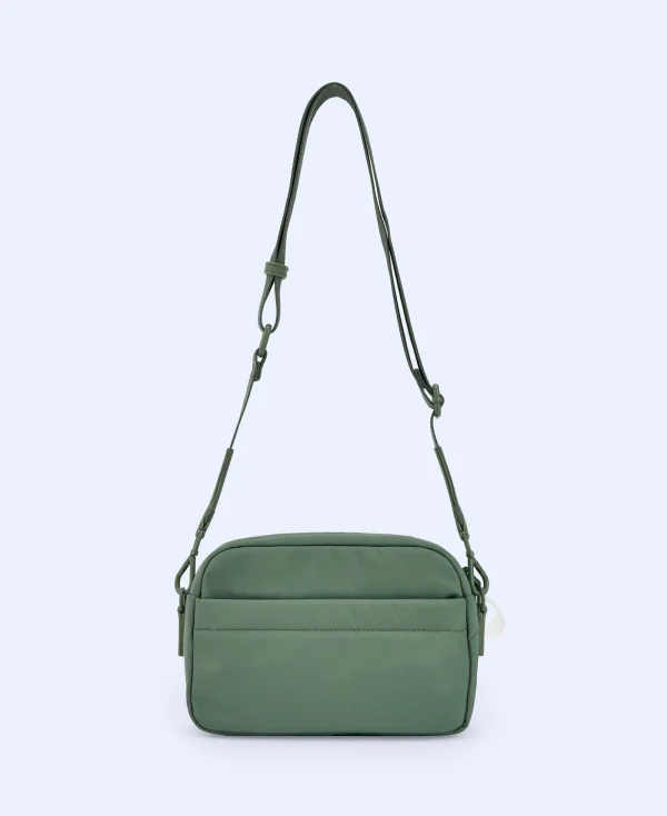 Adolfo Dominguez Sacs*Petit Sac A Bandouliere A Poches Vert Clair