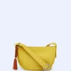 Adolfo Dominguez Sacs*Petit Sac A Bandouliere En Matiere Recyclee Jaune