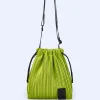 Adolfo Dominguez Sacs*Petit Sac A Bandouliere En Crinkle Recycle Vert Pistache