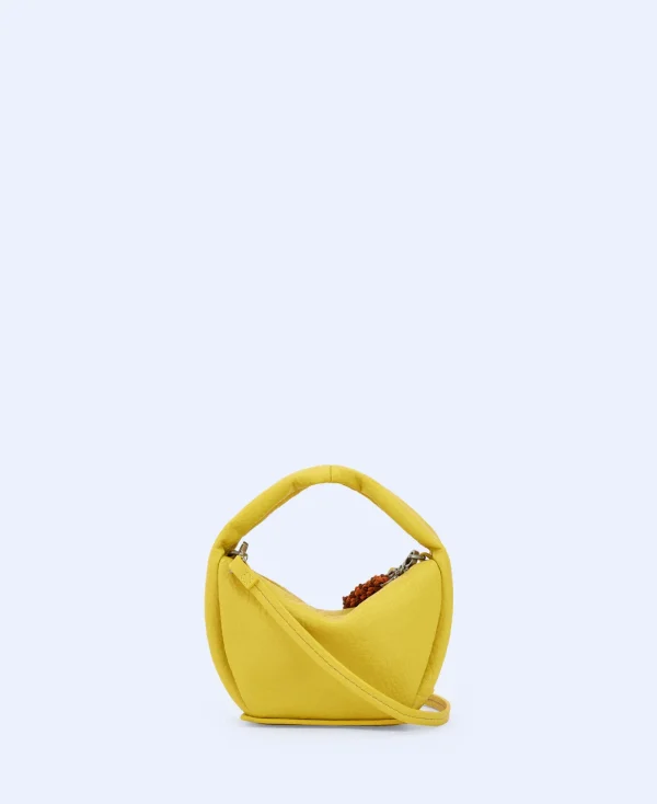 Adolfo Dominguez Sacs*Petit Sac A Bandouliere En Polyester Recycle Jaune