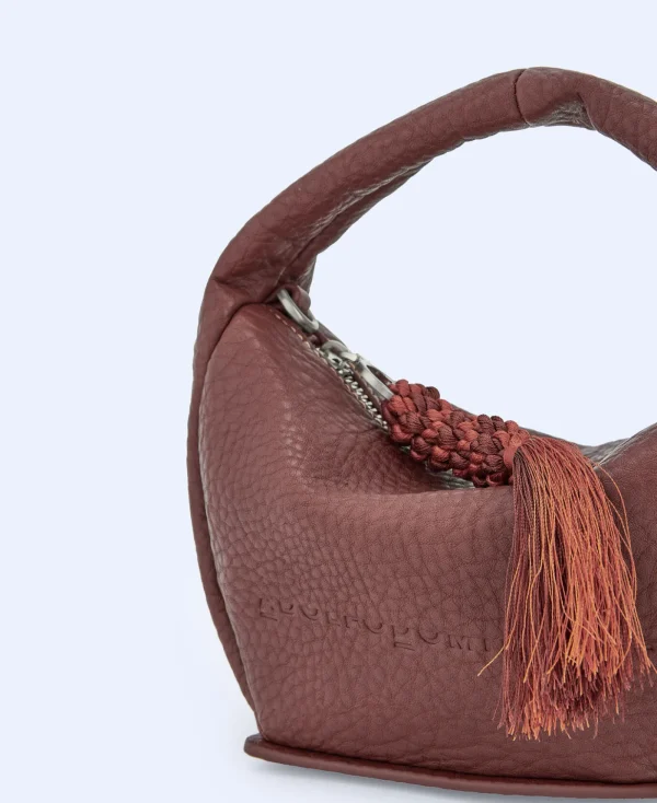 Adolfo Dominguez Sacs*Petit Sac A Bandouliere En Polyester Recycle Marron