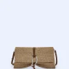 Adolfo Dominguez Sacs*Pochette En Tissu Tresse Naturel