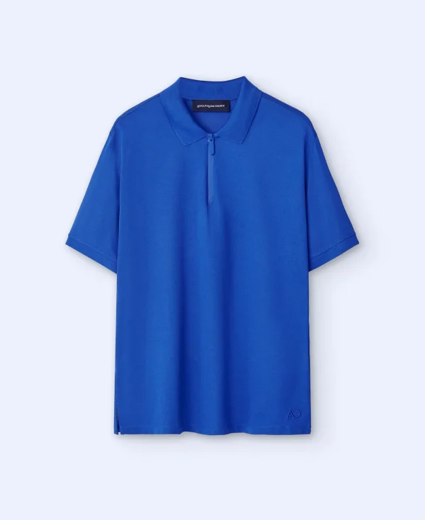 Adolfo Dominguez T-Shirts Et Polos*Polo En Coton Cobalt