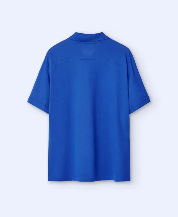 Adolfo Dominguez T-Shirts Et Polos*Polo En Coton Cobalt