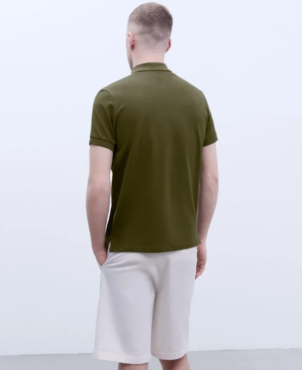 Adolfo Dominguez T-Shirts Et Polos*Polo Slim Fit En Coton Kaki