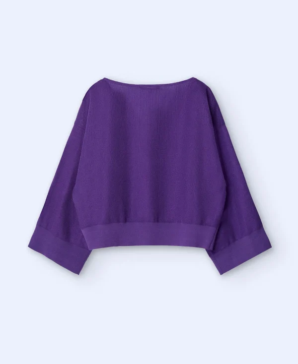 Adolfo Dominguez Maille*Pull A Col En V Violet