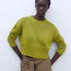 Adolfo Dominguez Maille*Pull-Over En Tricot Vert Pistache