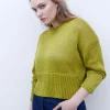 Adolfo Dominguez Maille*Pull-Over En Tricot Vert Pistache