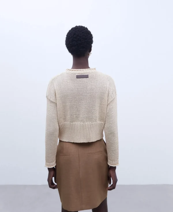 Adolfo Dominguez Maille*Pull-Over En Tricot Camel