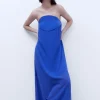 Adolfo Dominguez Robes & Combinaisons*Robe A Encolure Asymetrique Cobalt