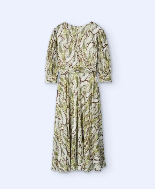 Adolfo Dominguez Robes & Combinaisons*Robe Imprimee En Coton Multicolore