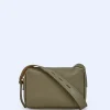 Adolfo Dominguez Sacs*Sac A Bandouliere Moyen En Polyester Recycle Vert Fonce