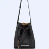 Adolfo Dominguez Sacs*Sac Hobo En Cuir Responsable Noir