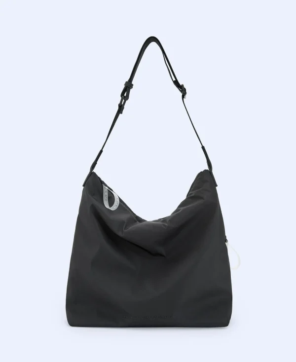 Adolfo Dominguez Sacs*Sac Hobo En Polyester Recycle Noir