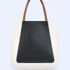 Adolfo Dominguez Sacs*Sac Shopper Tricolore En Cuir De Vachette Multicolore