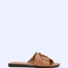 Adolfo Dominguez Chaussures*Sandales Plates En Cuir