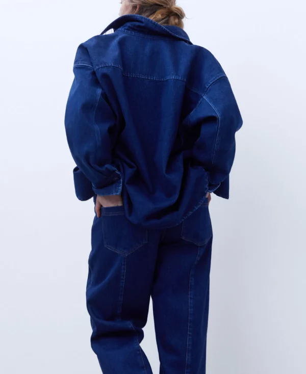 Adolfo Dominguez Chemises Et Tops*Surchemise En Jean Oversize Bleu Denim