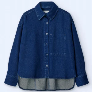 Adolfo Dominguez Chemises Et Tops*Surchemise En Jean Oversize Bleu Denim