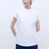 Adolfo Dominguez T-Shirts*T-Shirt En Coton Blanc