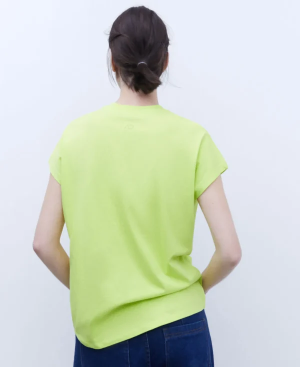 Adolfo Dominguez T-Shirts*T-Shirt En Coton Vert Pistache