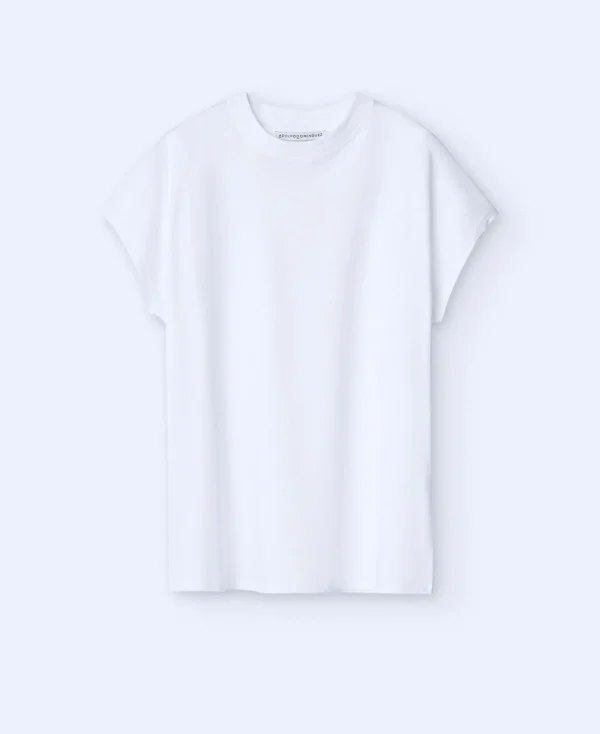 Adolfo Dominguez T-Shirts*T-Shirt En Coton Blanc