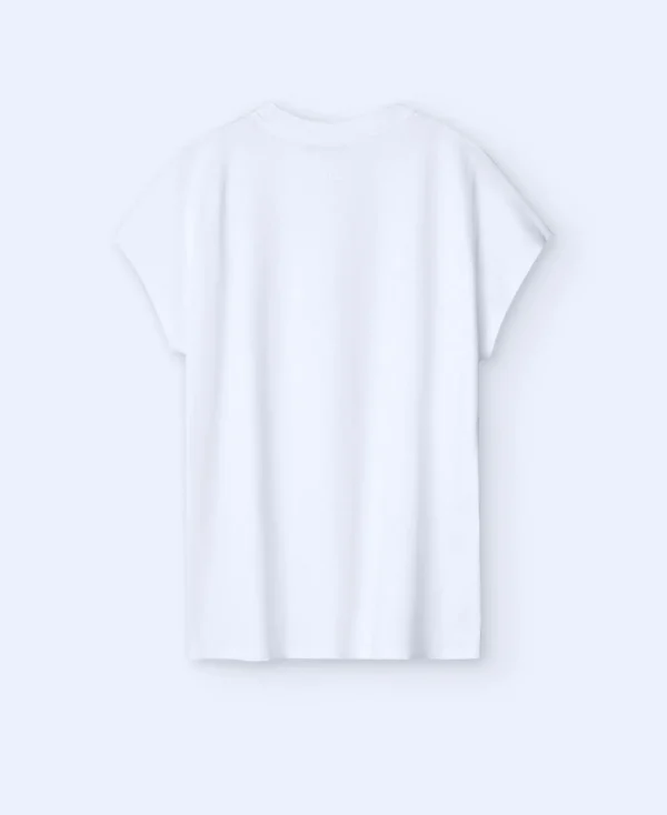 Adolfo Dominguez T-Shirts*T-Shirt En Coton Blanc