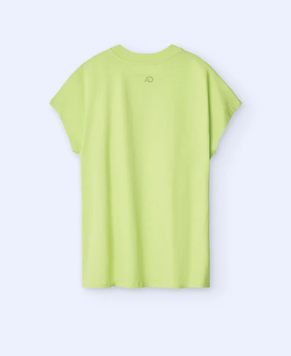 Adolfo Dominguez T-Shirts*T-Shirt En Coton Vert Pistache