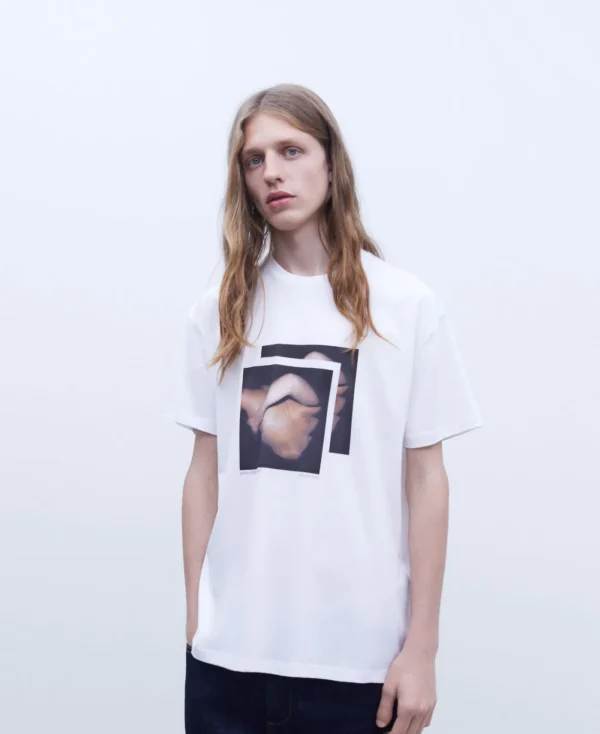 Adolfo Dominguez T-Shirts Et Polos*T-Shirt Oversize En Coton Biologique Blanc