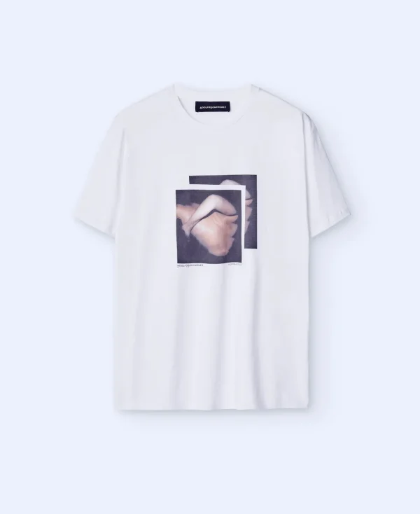 Adolfo Dominguez T-Shirts Et Polos*T-Shirt Oversize En Coton Biologique Blanc