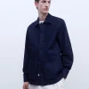 Adolfo Dominguez Vêtements D'Extérieur*Veste En Jean En Coton Elastique Bleu Denim