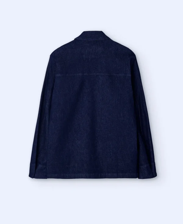 Adolfo Dominguez Vêtements D'Extérieur*Veste En Jean En Coton Elastique Bleu Denim